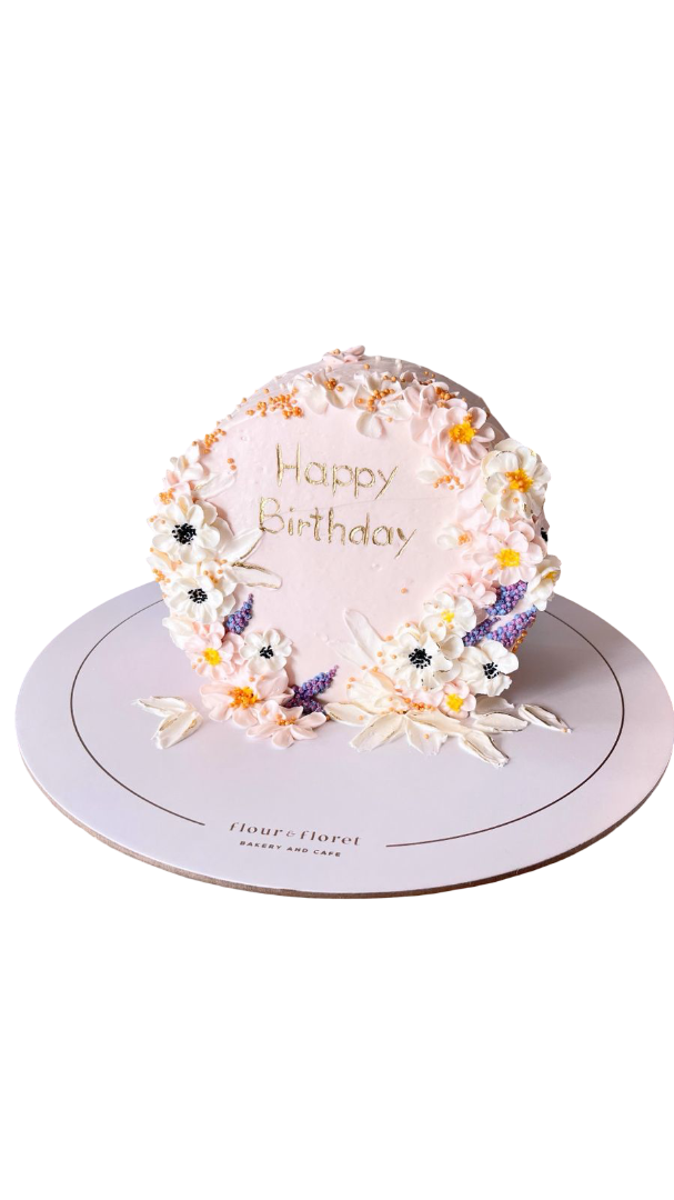 Floral Birthday Cake